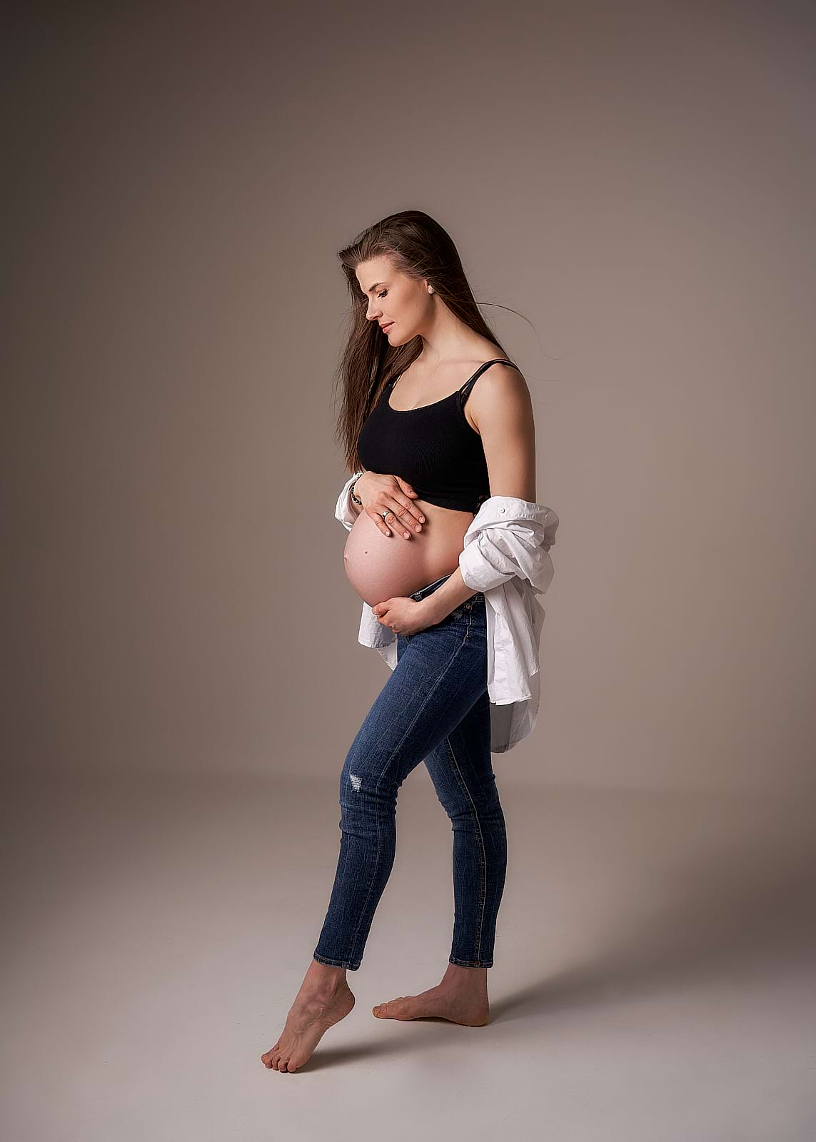 Kismama fotózás a győri Studio3 bérelhető fotóstúdióban 27