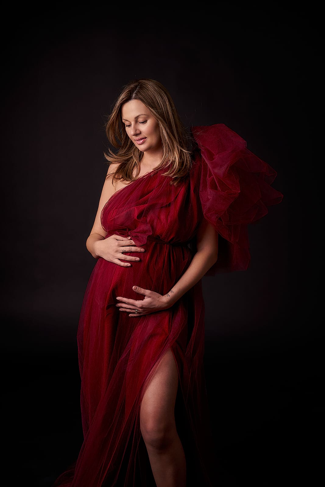 Kismama fotózás a győri Studio3 bérelhető fotóstúdióban 45