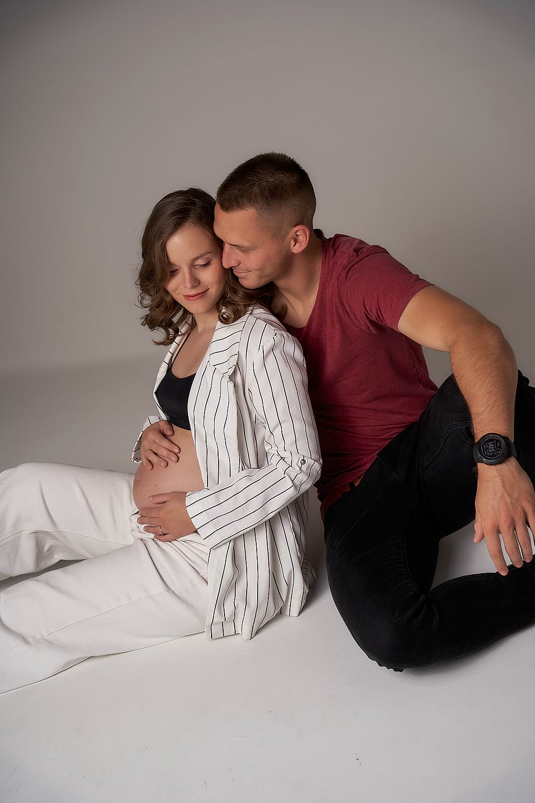 Kismama fotózás a győri Studio3 bérelhető fotóstúdióban 56