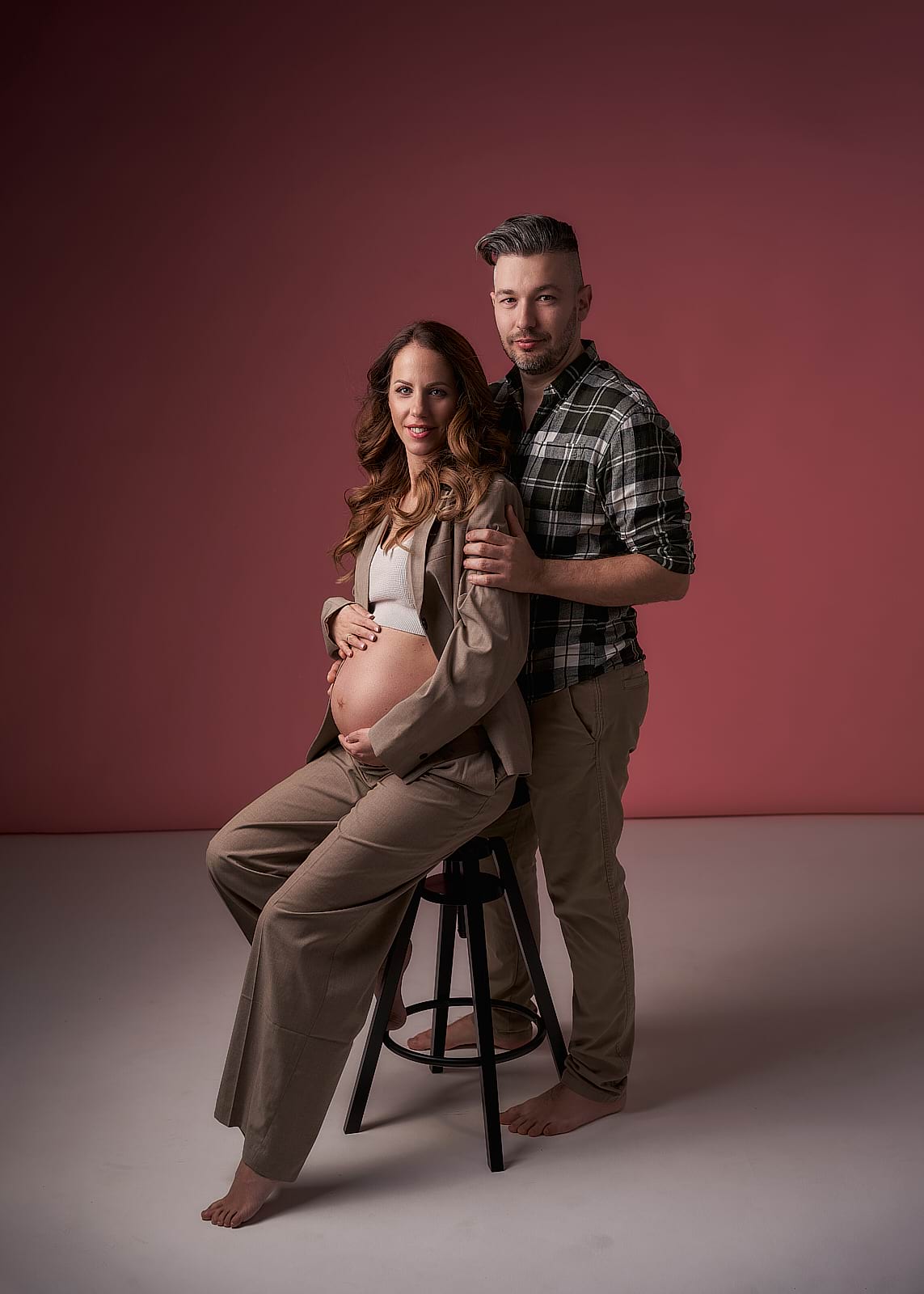 Kismama fotózás a győri Studio3 bérelhető fotóstúdióban 70